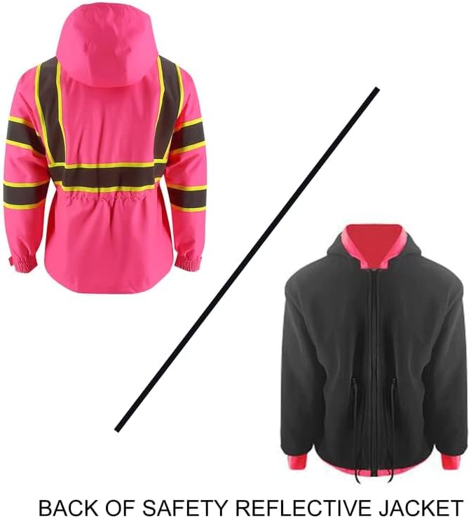Chaqueta polar impermeable de alta visibilidad - Serie 69