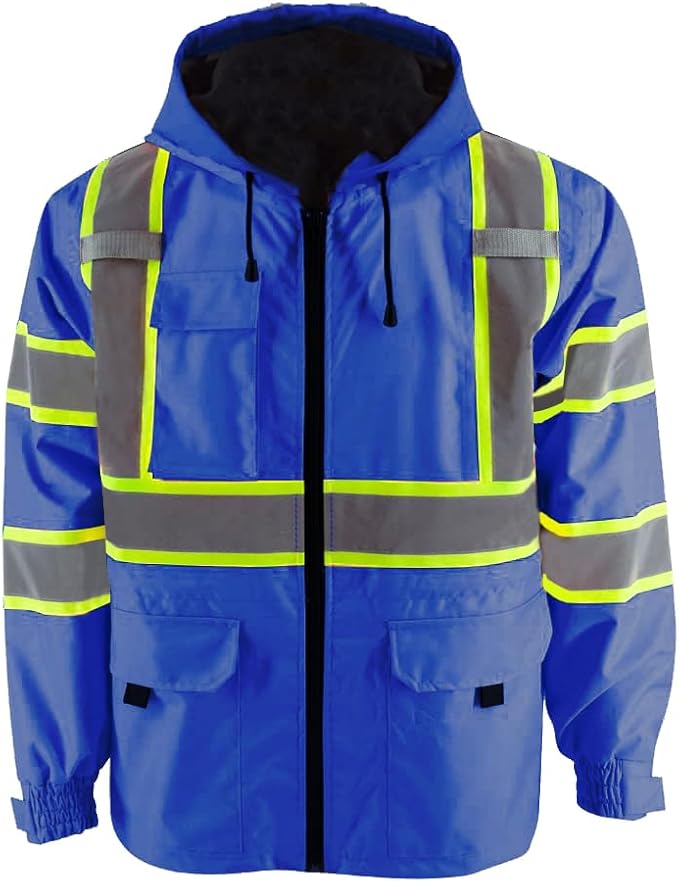 Chaqueta polar impermeable de alta visibilidad - Serie 69