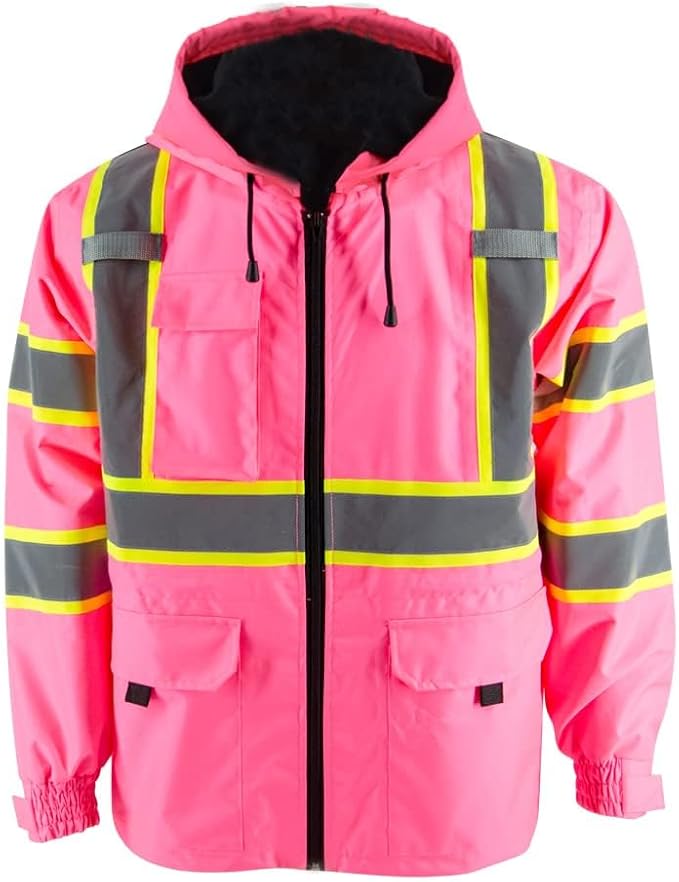 Chaqueta polar impermeable de alta visibilidad - Serie 69