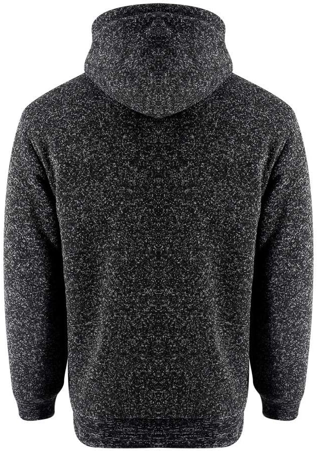 Hooded Sweatshirt, Heavyweight Warm Sport Hoodies, Thick Fleece Liner Full Zip Up Winter Work Sweater Jacket