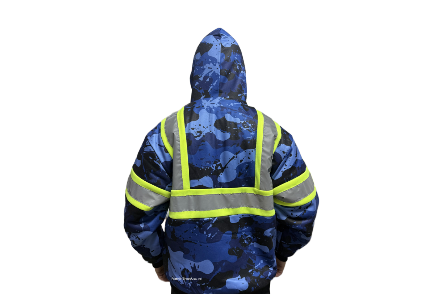 Camo Soft Sherpa Lined Hoodie - Full Zip Fleece Lining Heavy Duty Sweatshirts