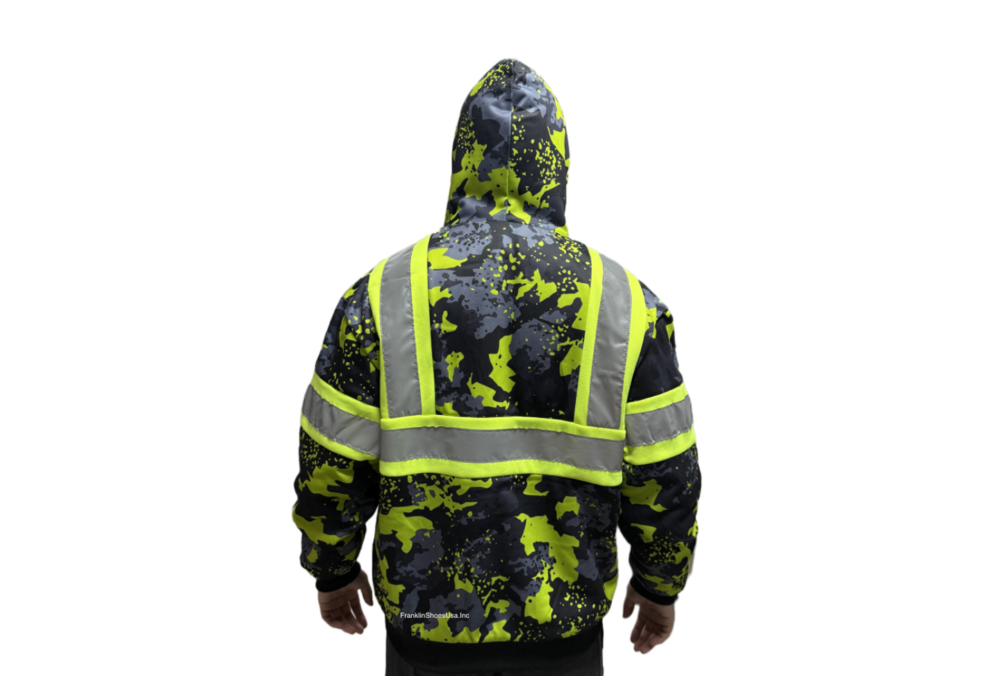 Camo Soft Sherpa Lined Hoodie - Full Zip Fleece Lining Heavy Duty Sweatshirts