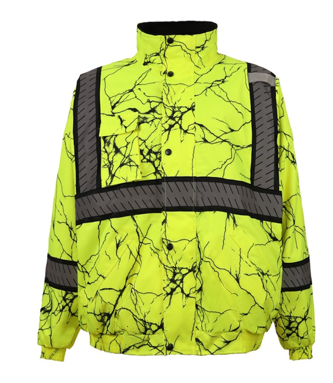 HI VIS- WaterProof Jacket ( Lightning/ Camouflage) - LB-601 Series