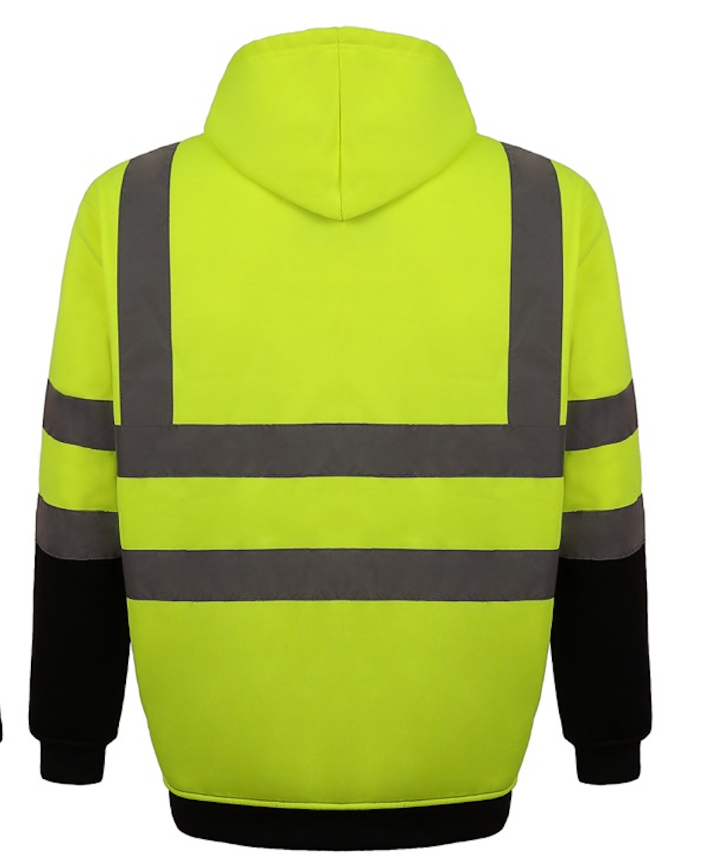 High-Visibility Two-Tone Hooded Safety Jacket - LB-86