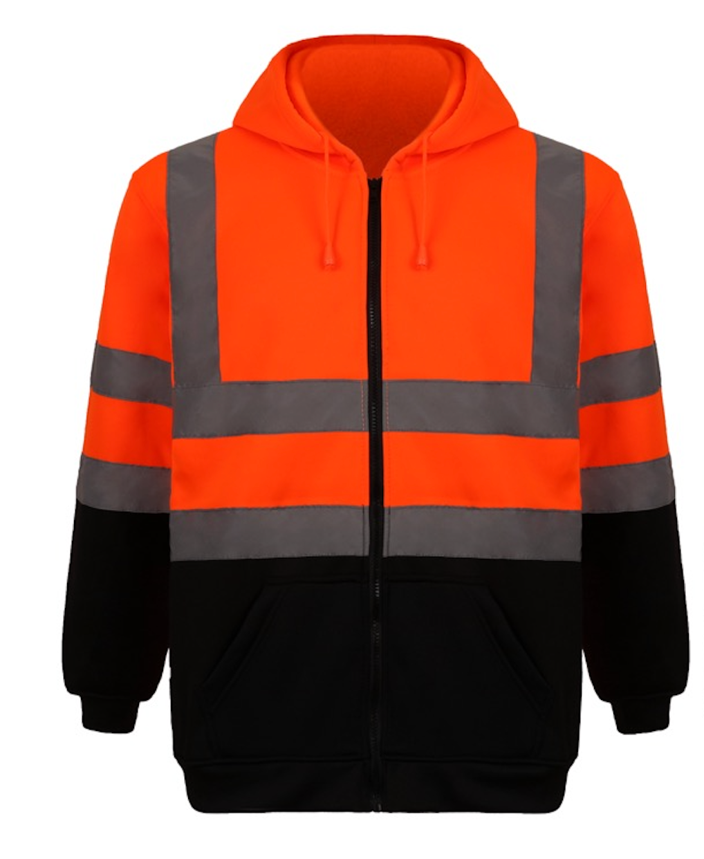 High-Visibility Two-Tone Hooded Safety Jacket - LB-86