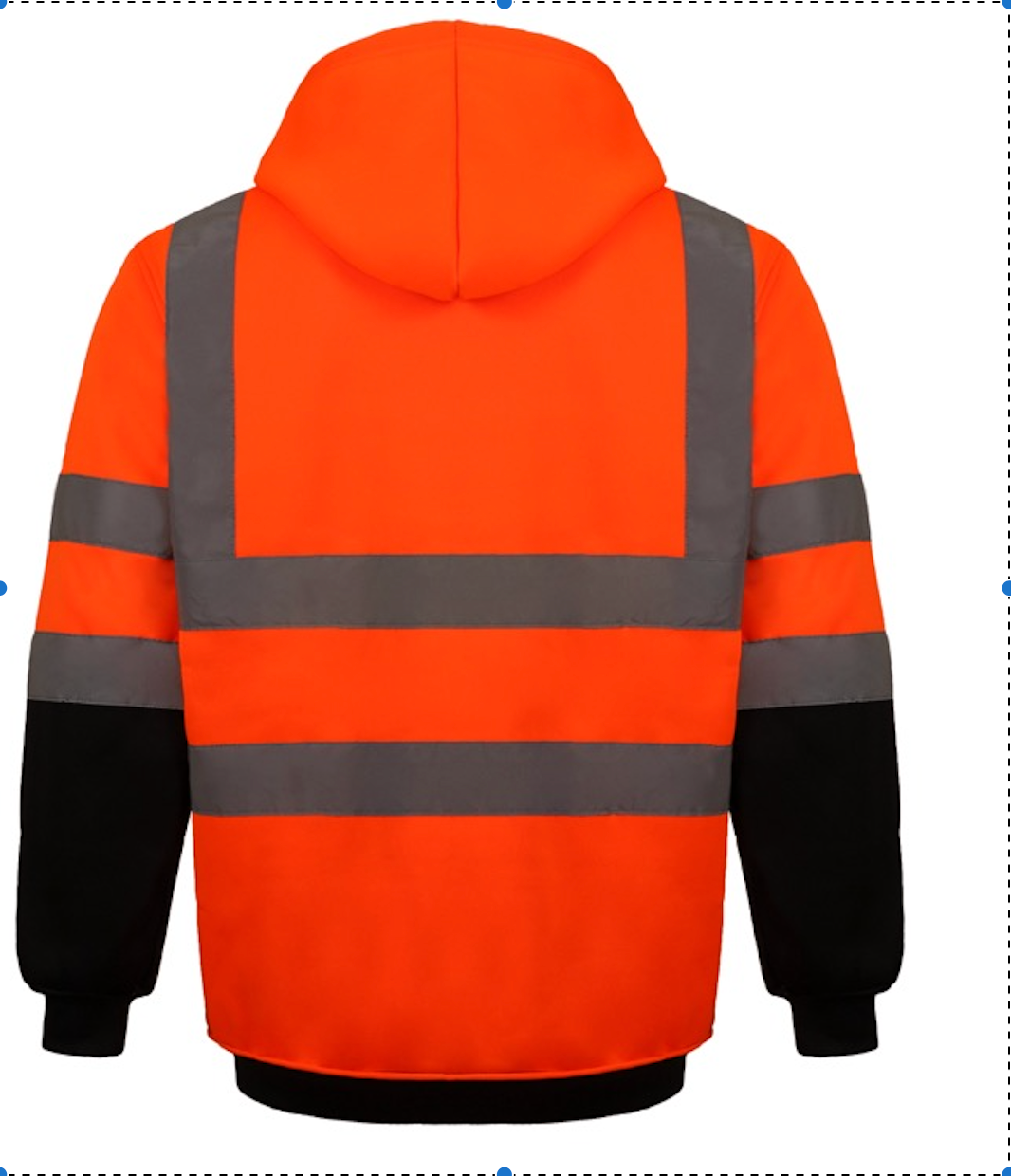 High-Visibility Two-Tone Hooded Safety Jacket - LB-86