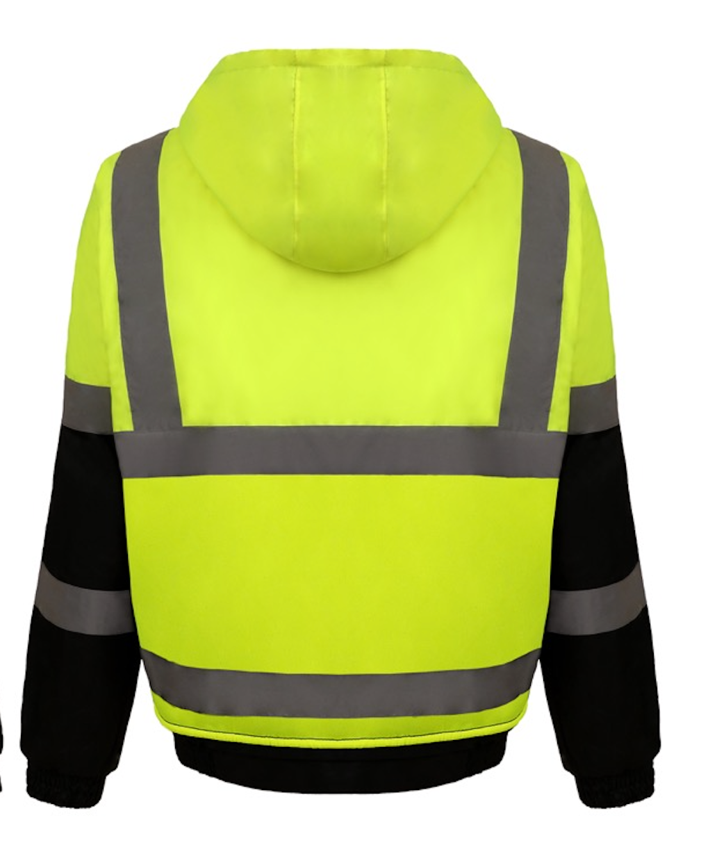 High-Visibility Waterproof Workwear Jackets with Fleece Lining for Ultimate Safety and Warmth