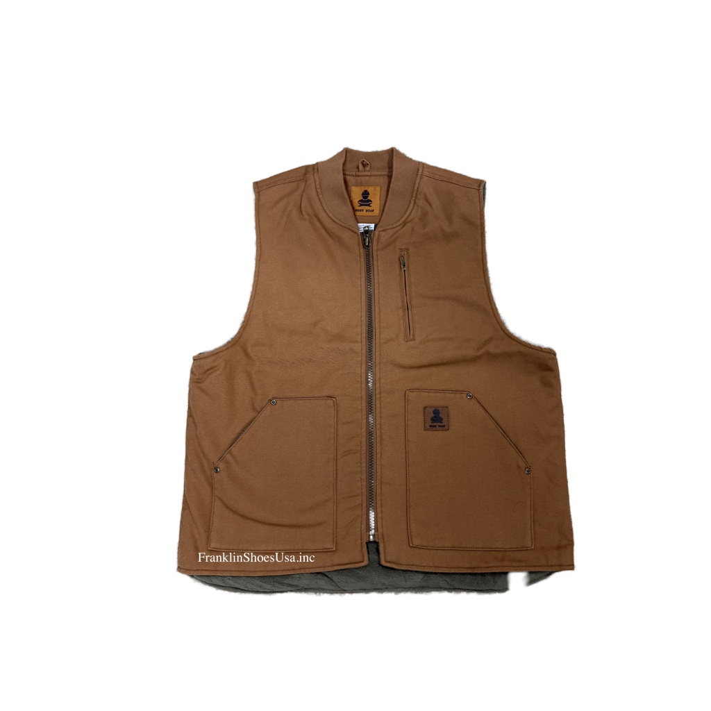 Heavy Duty Sherpa-Lined Fleeced Vest for Winter - Relaxed Fit