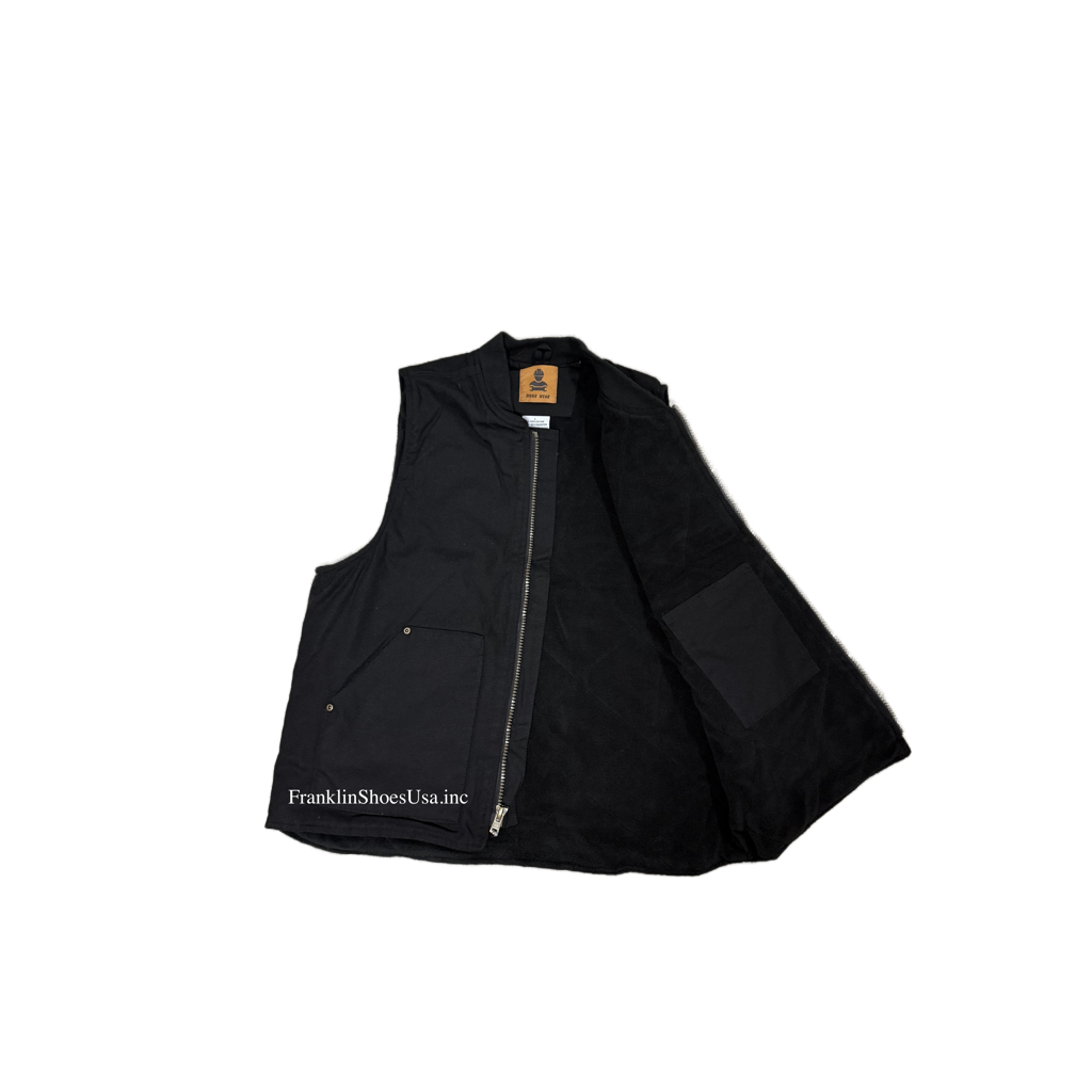 Heavy Duty Sherpa-Lined Fleeced Vest for Winter - Relaxed Fit