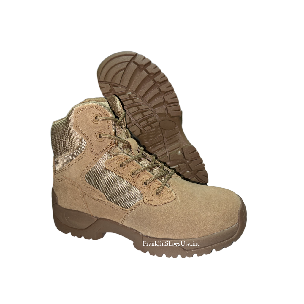 Men's Military Tactical Combat Ankle Hiking Boots with Ankle Protection
