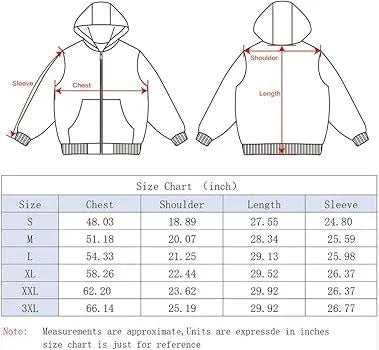 Camo Soft Sherpa Lined Hoodie - Full Zip Fleece Lining Heavy Duty Sweatshirts