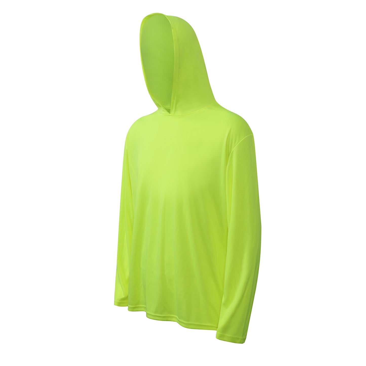 Hi-Vis Hooded Long-Sleeve Safety Shirt ( 2 Pieces )