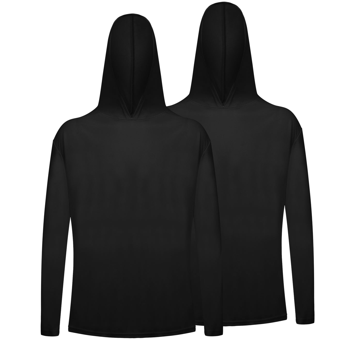 Hi-Vis Hooded Long-Sleeve Safety Shirt ( 2 Pieces )