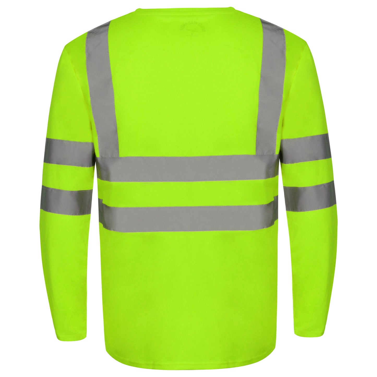 High-Visibility Long-Sleeve Safety Shirt with Reflective Stripes ( 2 Pieces)