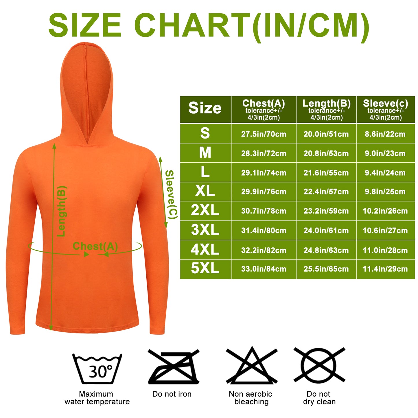 Hi-Vis Hooded Long-Sleeve Safety Shirt ( 2 Pieces )