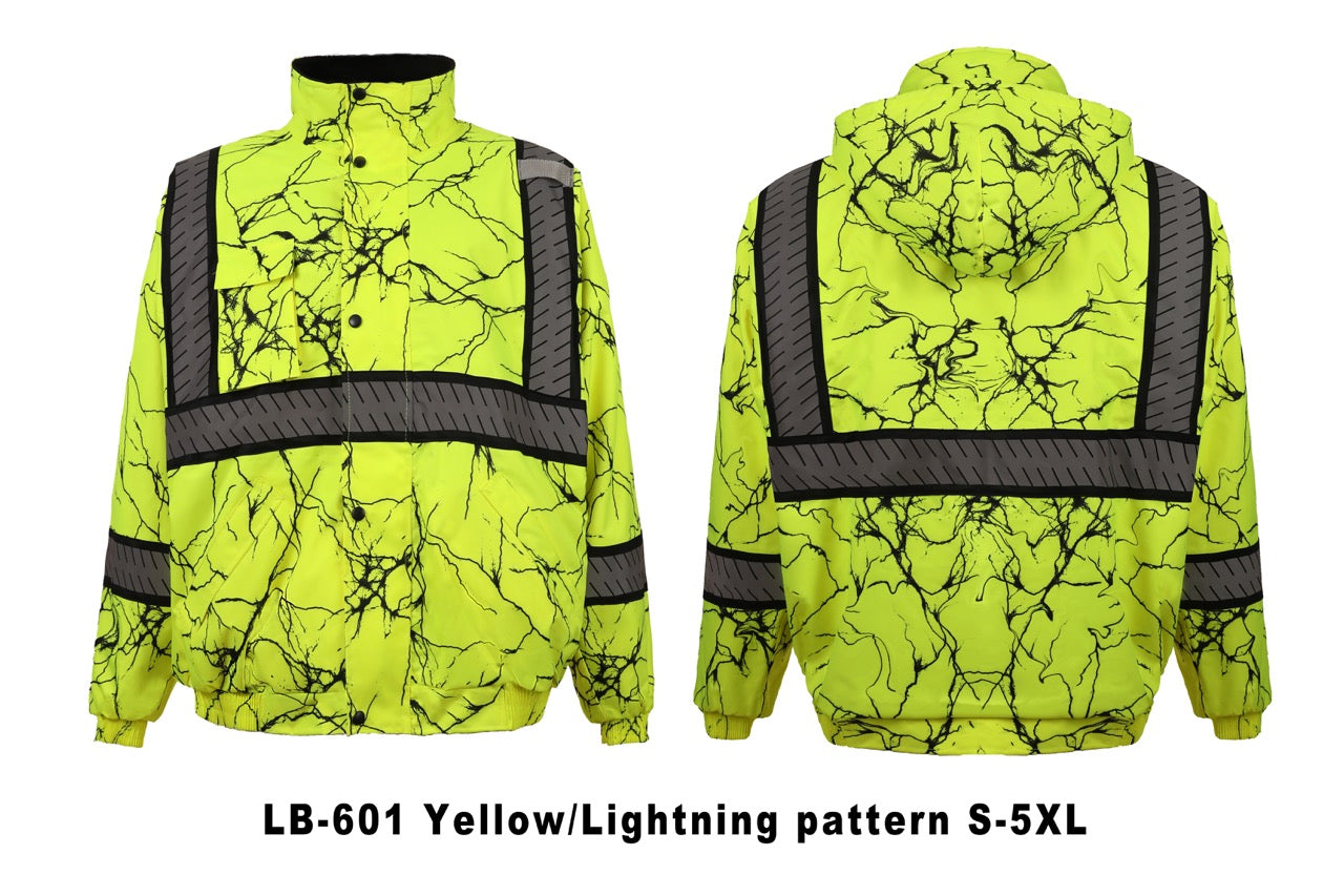 HI VIS- WaterProof Jacket ( Lightning/ Camouflage)  - LB-601 Series