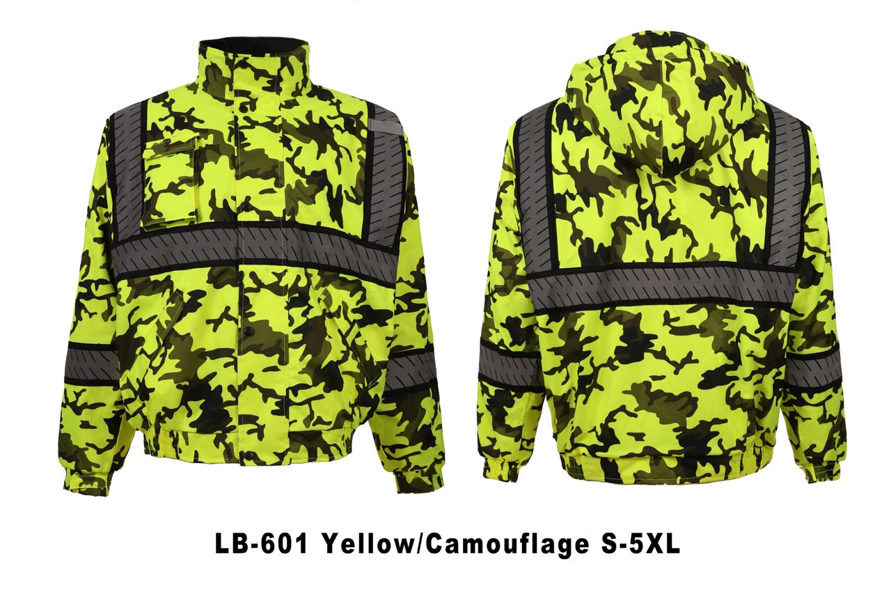 HI VIS- WaterProof Jacket ( Lightning/ Camouflage)  - LB-601 Series