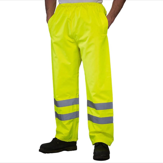 Waterproof Fleece-Lined Safety Trousers