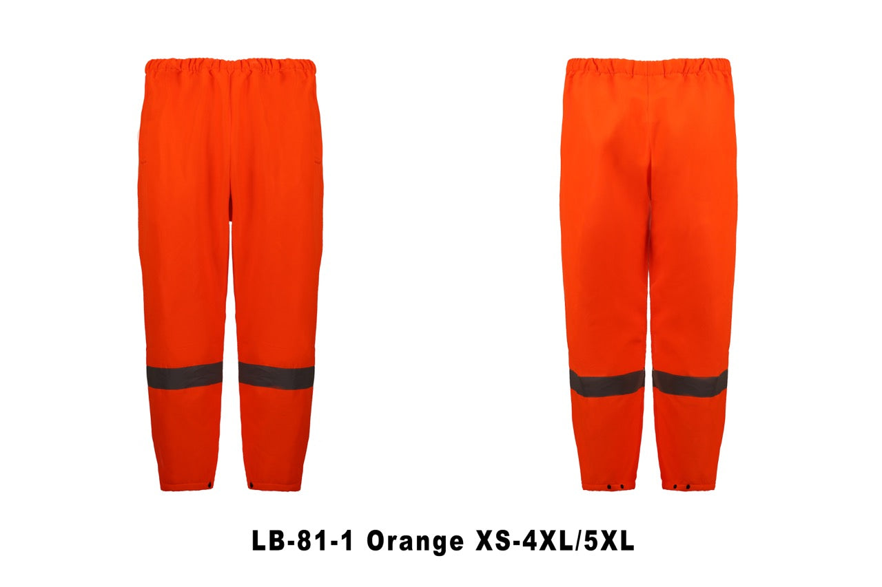 Waterproof Fleece-Lined Safety Trousers