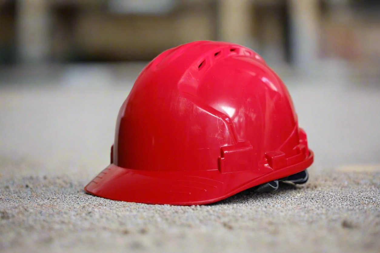 Hard Hats with 4-Point Suspension, Vents, and Cotton Brow Pad – Durable ABS Construction