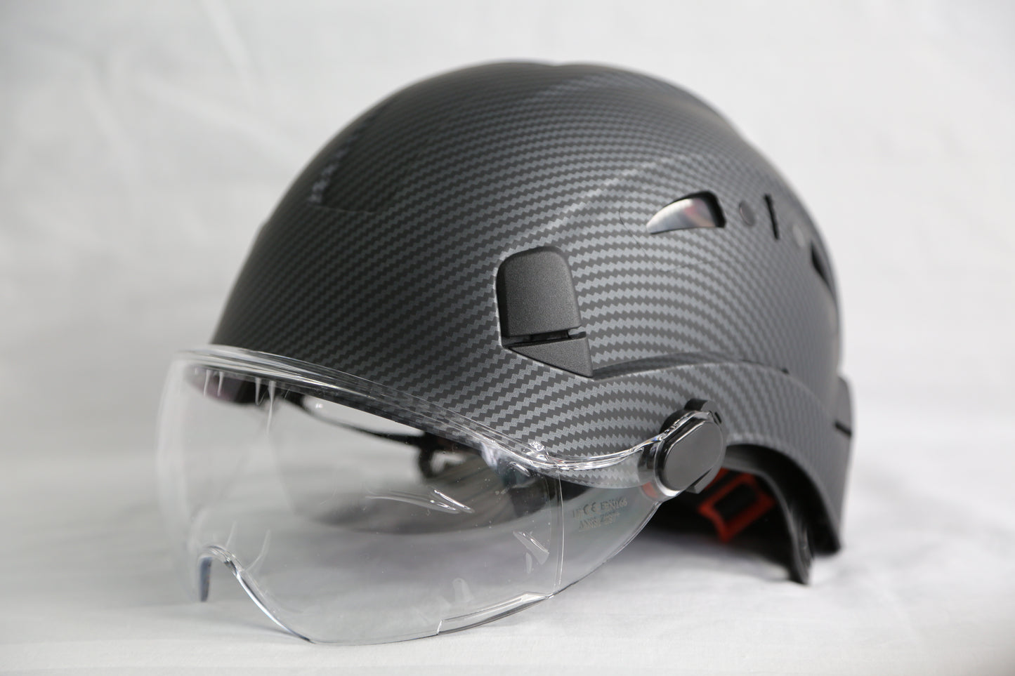 Construction Safety Helmet with Build-in Visor Hard Hat (CARBON)