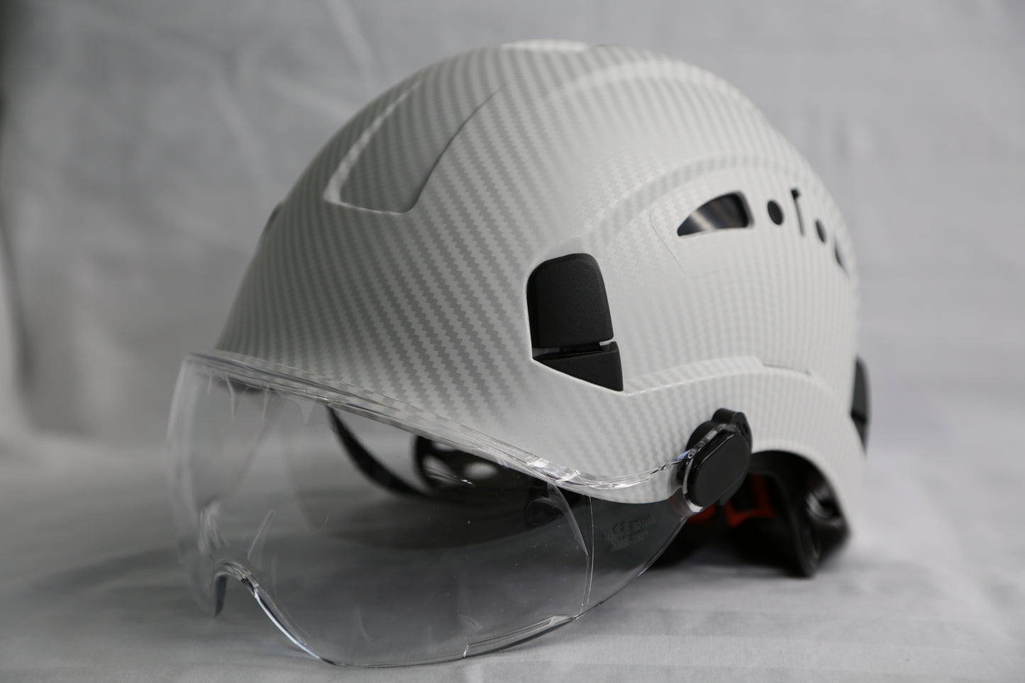 Construction Safety Helmet with Build-in Visor Hard Hat (CARBON)