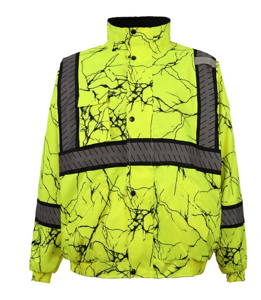 HI VIS- WaterProof Jacket ( Lightning/ Camouflage)  - LB-601 Series