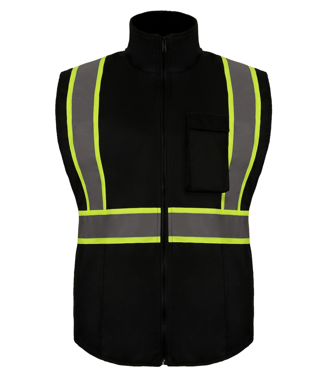 Thermal Reflective Safety Vest with Hood