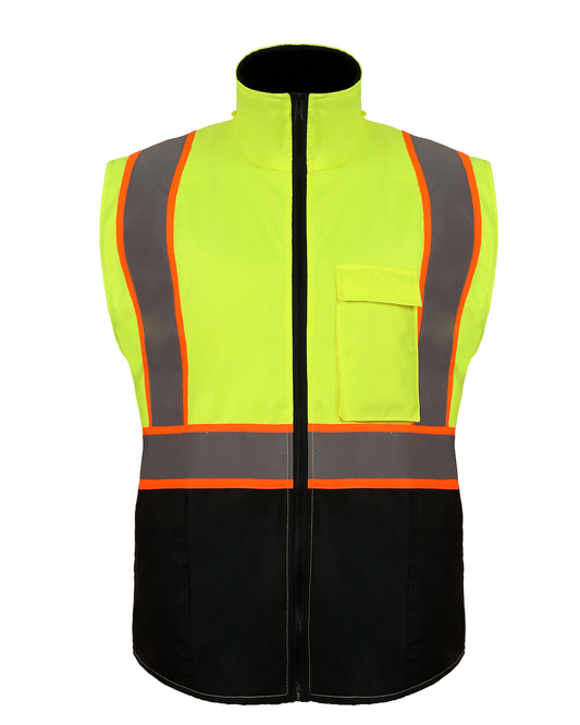 Thermal Reflective Safety Vest with Hood