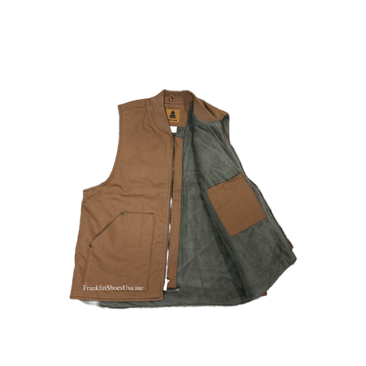 Heavy Duty Sherpa-Lined Fleeced Vest for Winter - Relaxed Fit